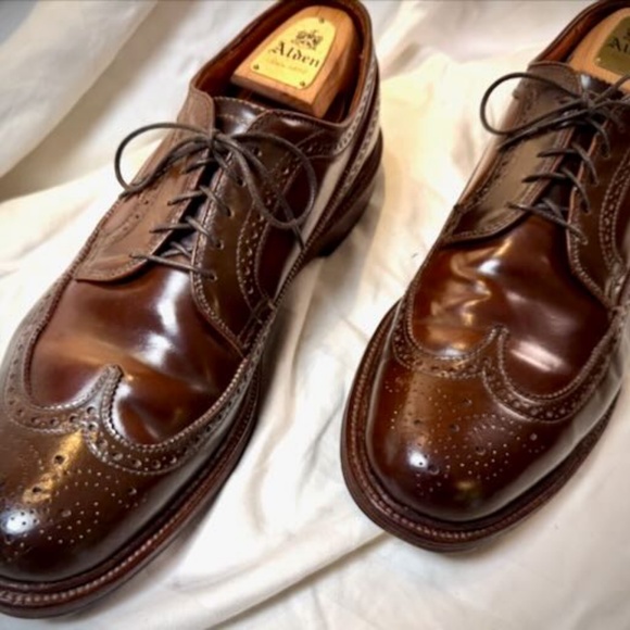 Alden Shell Cordovan Long Wings RAVELLO size 12.5 - Picture 5 of 16